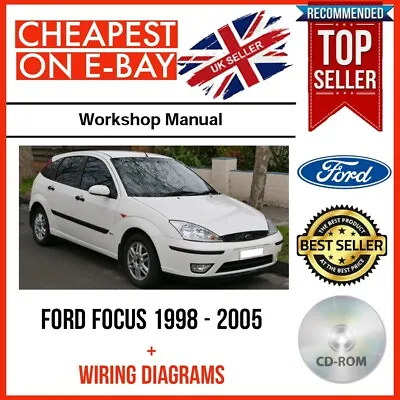 $8.53 • Buy FORD FOCUS 1998 - 2005 Workshop Service Repair Manual Guide + WIRING DIAGRAMS  