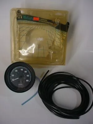 Teleflex  Vector Series Black 60 MPH Boat Speedometer Gauge 56929 • $25.95