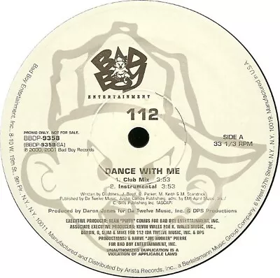 112 - Dance With Me (12  Promo) • £13.49