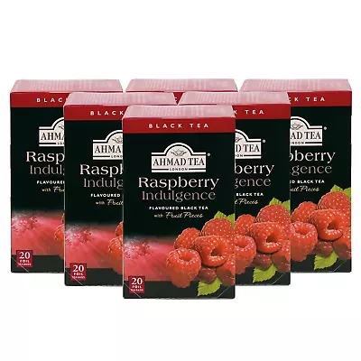 Ahmad Tea Company Blk Rspbrry Raspberry Indulgence 120 Count (Pack Of 6) • £32.66