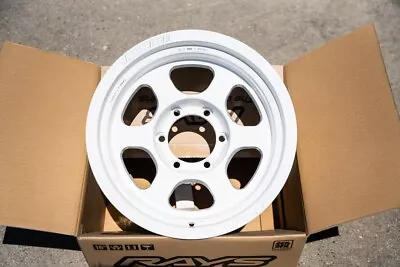 Volk TE37XT M-Spec / 16x8 -20 / 6x139.7 / Dash White | (Set Of 4) Tacoma • $3063