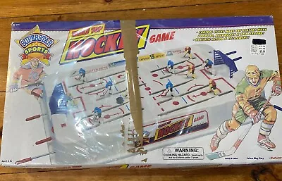 Vintage Table Top Hockey Game By Superstar Sports Polyfect Toys Nib • $99.99