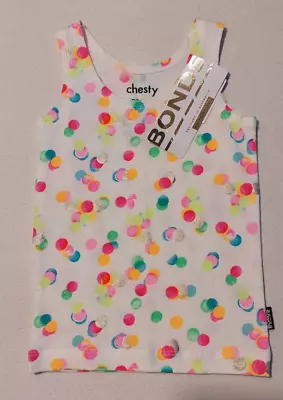 RARE Brand New Bonds Baby CONFETTI Singlet  Size 0 • $25