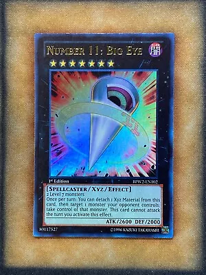 Yugioh Number 11: Big Eye BPW2-EN102 Ultra Rare 1st Ed MP • $4.49