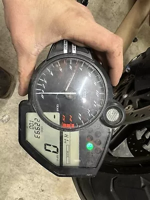 09-14 YAMAHA YZF R1 OEM SPEEDO TACH GAUGES DISPLAY CLUSTER SPEEDOMETER 22k MILES • $474.99