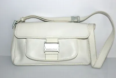 Mandarina Duck Bag Worn Shoulder Leather Ecru Good Condition • $102.77