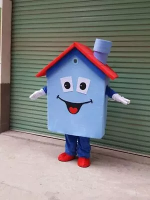 Sale Lovely House Cartoon Doll Mascot Costume Free Shipping • $155.52