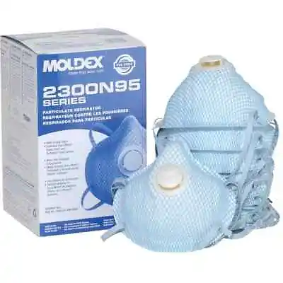 1 BX Moldex 2300 N95 Particulate Respirator Protection Masks W/ Exhalation Valve • $34.95