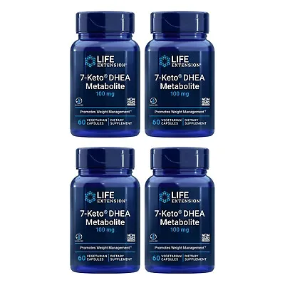 Life Extension 7-Keto DHEA Metabolite 100mg Healthy Body Weight 60 Capsule 4Pack • $105.95