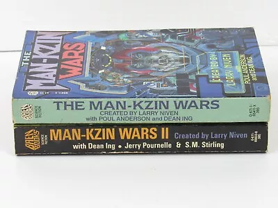 Man-Kzin Wars Volumes 1 & 2 Larry Niven Poul Anderson Dean Ing Paperback GD/VG • $12.99