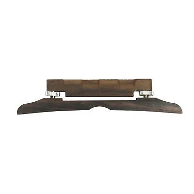 (E47) Adjustable Mandolin Bridge /Rosewood Saddle And Base NEW • $12.99