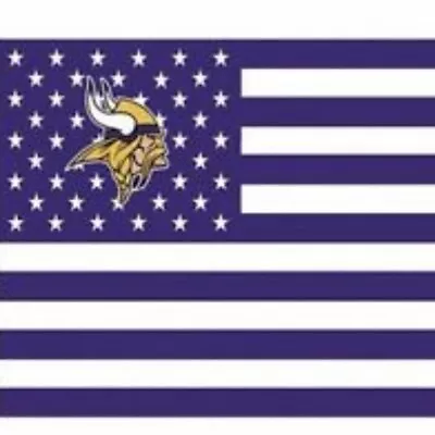 Minnesota Vikings 3x5 Foot American Banner Flag New • $13