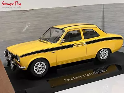 Mcg18387 - 1/18 Ford Escort Mki Mexico Yellow 1973 • £66.95