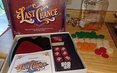 $30 • Buy 1995 Last Chance Game By Milton Bradley Complete In Great Condition W/Xtra Chips