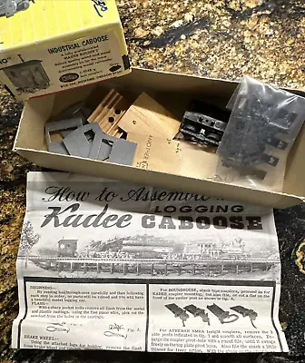 Kadee HO Scale Kit #C-1048-g 4 Wheel Logging / Industrial Caboose Kit - NOS! • $27.95