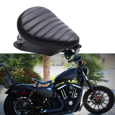 $62.03 • Buy For Yamaha V Star 1300 1100 950 650 250 Black Motorcycle Bobber Solo Seat Spring