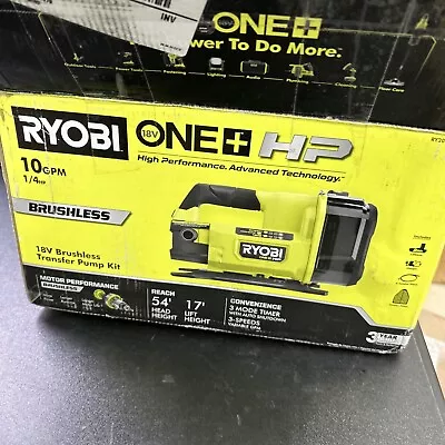 Ryobi ONE+ HP 18V 1/4 Hp Cordless Battery Powered Transfer Pump Battery&Charger • $108.90