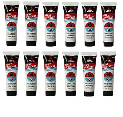 AGS SIL-Glyde 4 Oz Tube Silicone Based Brake Assembly Lubricant 12pack • $84