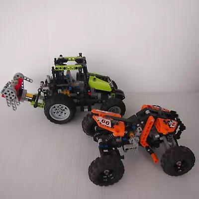 LEGO TECHNIC: Tractor (9393) Quad Bike 9392 & Unknown Buggy Lot Of 3 Incomplete • $80