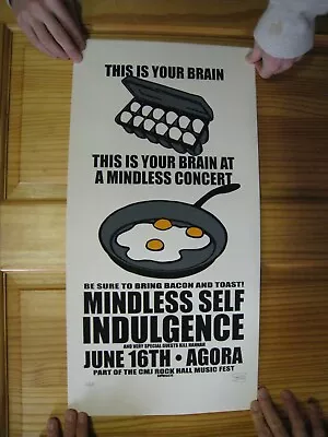 Mindless Self Indulgence Poster Concert Cleveland Agora June 16th • $99.99