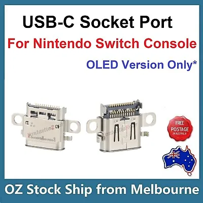 Replacement USB Type-C Charge Port OLED Nintendo Switch Charging Charger Socket • $6.29