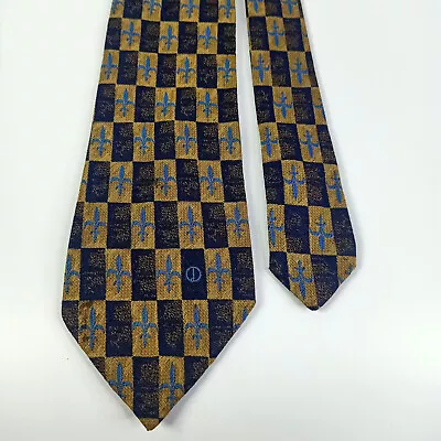 DUNHILL Plaid Necktie Men Silk Tie Made In England • $14.36