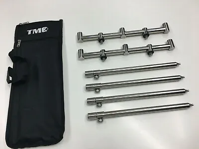 2 X 3 Rod Stainless Steel Buzz Bars & 4 X 30-50 Cm 16mm Goal Post Sticks - Case • £19.99