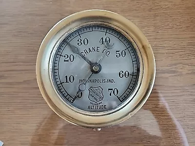 Crane Co ASHCROFT 75 PSI Steam Pressure Gauge Indianapolis Antique • $50