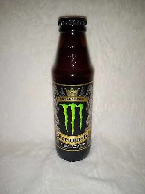 Full Monster Energy Ubermonster Glass Bottle • $40