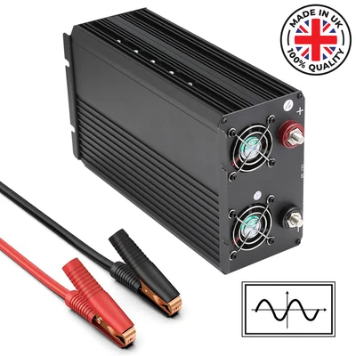 £89.95 • Buy Power Inverter 12V To 220V Modified Sine Wave 2000W Converter LCD Car Caravan