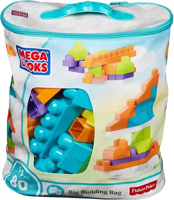 Mega Bloks Big Building Bag Light Blue  • $50.75