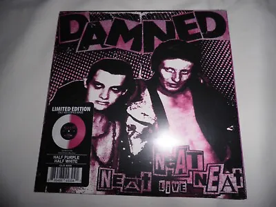 The Damned Neat Neat Neat Live Purple & White Vinyl   7  Record  New Sealed • £19.99