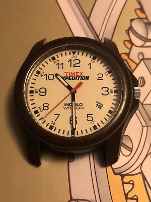 Timex Expedition Indiglo WR50M Brown Case Mens Quartz Field Watch  • $25