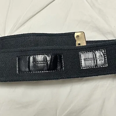 Vintage Authentic Burberry London Made In Italy Canvas Belt 36/90 Unisex • $42