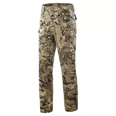 Men's Tactical Cargo Pants Outdoor Army Military Multi-pocket Combat Trousers • $43.69