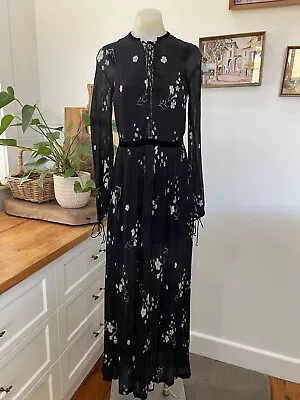 Bec And Bridge Dress Maxi Size 10 Long Sleeves  • $26