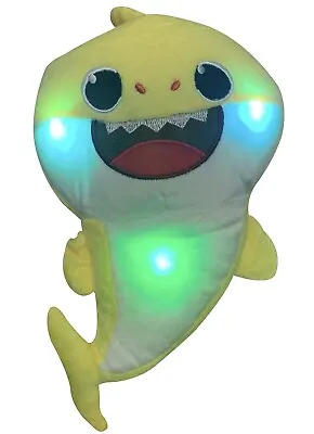 Singing LED Light Plush Toys Doll English Song Toy Gift Yellow Pink Or Blue • $12