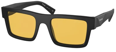 $400.40 • Buy Prada PR 19WS Matte Black/Yellow 52/21/145 Men Sunglasses