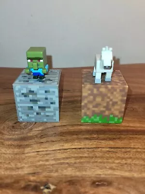 Minecraft Minifigures Bundle With Blocks  • $7