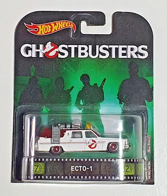 HotWheels Ecto-1 Ectomobile Ghostbusters Cadillac Fleetwood Retro Entertainment • $32.23