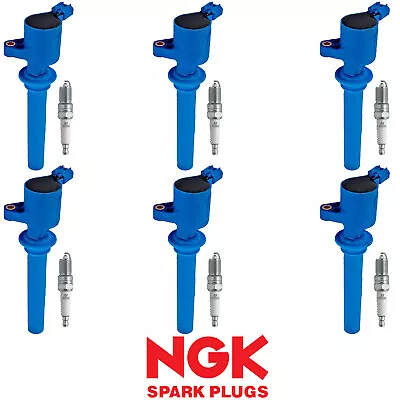 Performance Igntion Coil & NGK Spark Plug 6PCS For Escape 500/ Mariner Sable V6 • $222.79