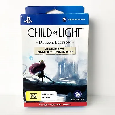 $44.88 • Buy Child Of Light Deluxe Edition With Keychain - PS4 - NO GAME - DLC USED