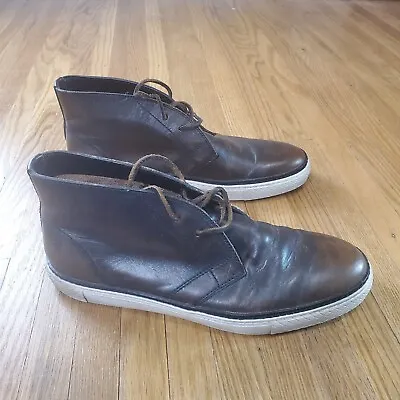 FRYE Mens Chukka Boots Sz 10.5 Brown Leather Boot • $54.95