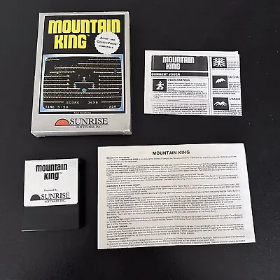 Mountain King Colecovision Complete PAL Rare • £67.99