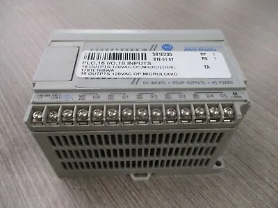 Allen-Bradley MicroLogix 100 Controller 1761-L16BWA Ser. E FRN 1.0 Used • $1000