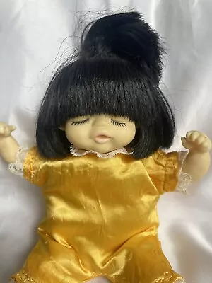 Vintage Meiler JMJ Jacobsen Sleeping Baby ~ 8” Hong Kong Doll ~ RARE! • $20