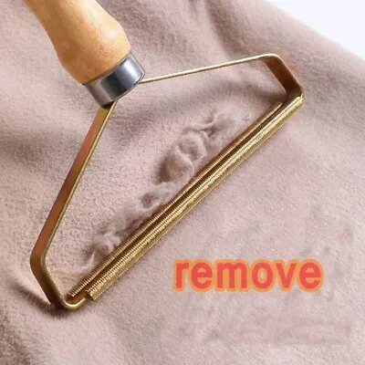 Portable Lint Remover Scraper Shaver For Clothe &Carpet Hair Uprot Cleaning Tool • £3.95