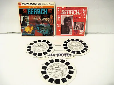 HTF View Master SEARCH Franciosa Meredith RARE 1972 NBC TV Show 3 Reels SHOWTIME • $17.49