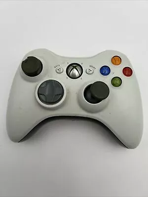 Official Microsoft Xbox 360 Black Wireless Genuine Controller - Parts Or Repair • $8.99