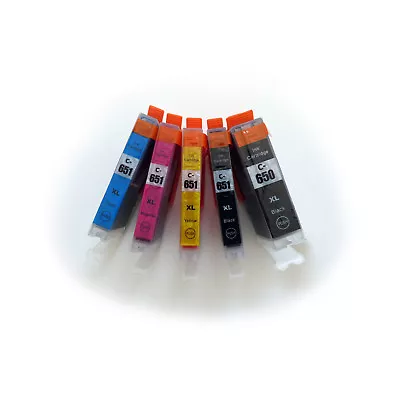 10 X  Compatible Ink PGI-650 XL CLI-651XLfor Canon Pixma MG 5560 6460 6540 7160 • $26